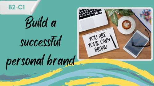 you are your own brand brand building concept and a slogan - build a successful personal brand