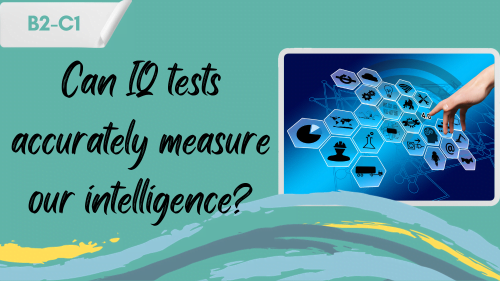 an abstract illustration of intelligence and a slogan - can iq tests accurately measure our intelligence?