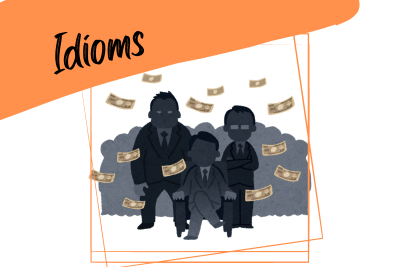 illustration of corruption and a logan "idioms"