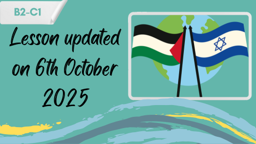 flags of israel and palestine