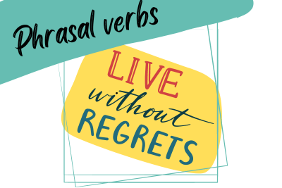 a slogan saying "live wihout regrets"