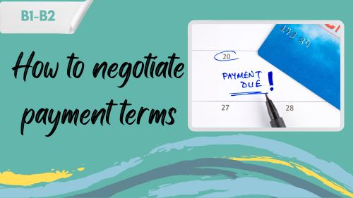 tackling-late-payments a photo saying "payment due", and a slogan "how to negotiate payment terms