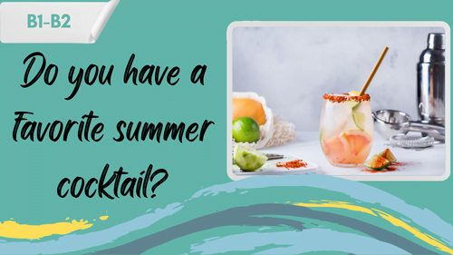 mezcal or mezcal paloma cocktail with grapefruit do you have a favorite summer cocktail?
